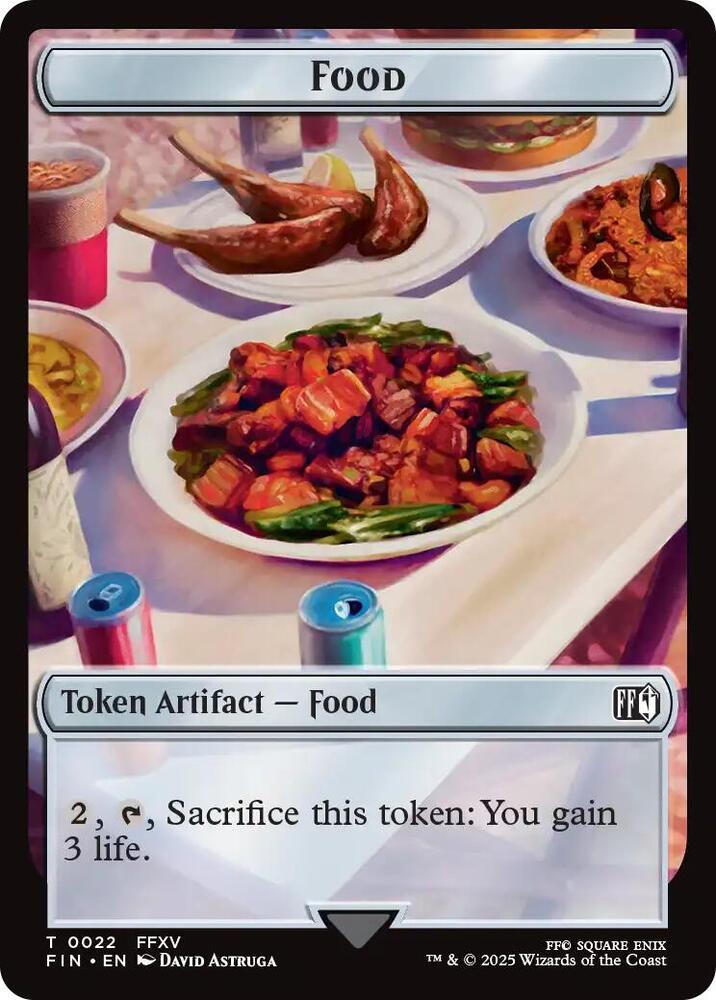 Hero (0004) // Food Double-Sided Token (Back)