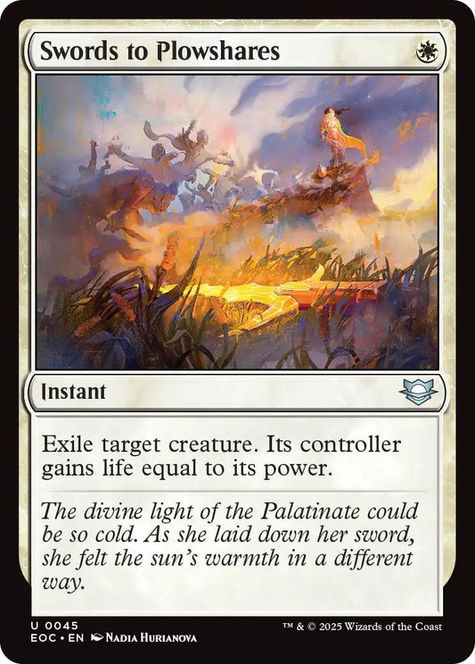 Swords to Plowshares