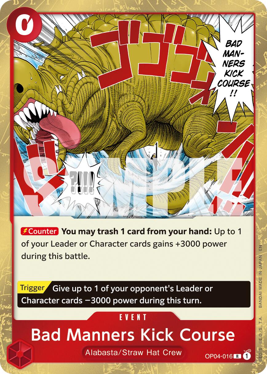 Bad Manners Kick Course (Reprint)