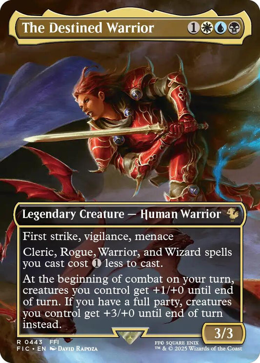 The Destined Warrior (Borderless)
