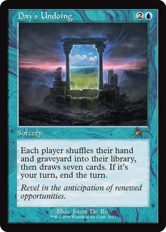 Day's Undoing (Retro Frame)