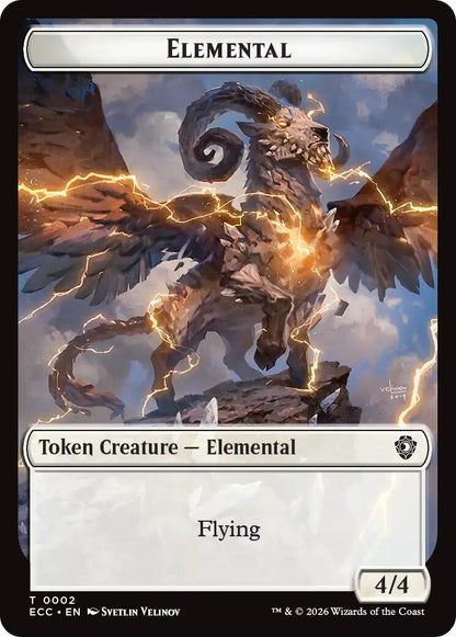 Elemental (0002) // Elemental (0009) Double-Sided Token