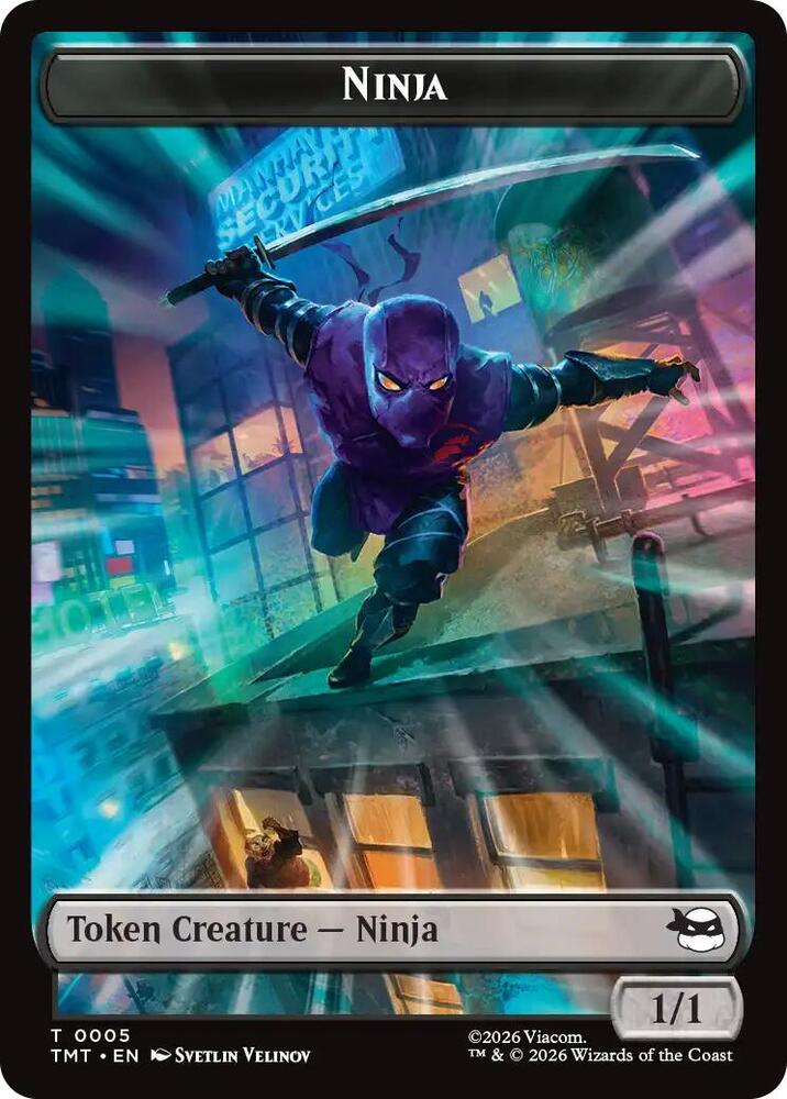 Treasure // Ninja Double-Sided Token (Back)