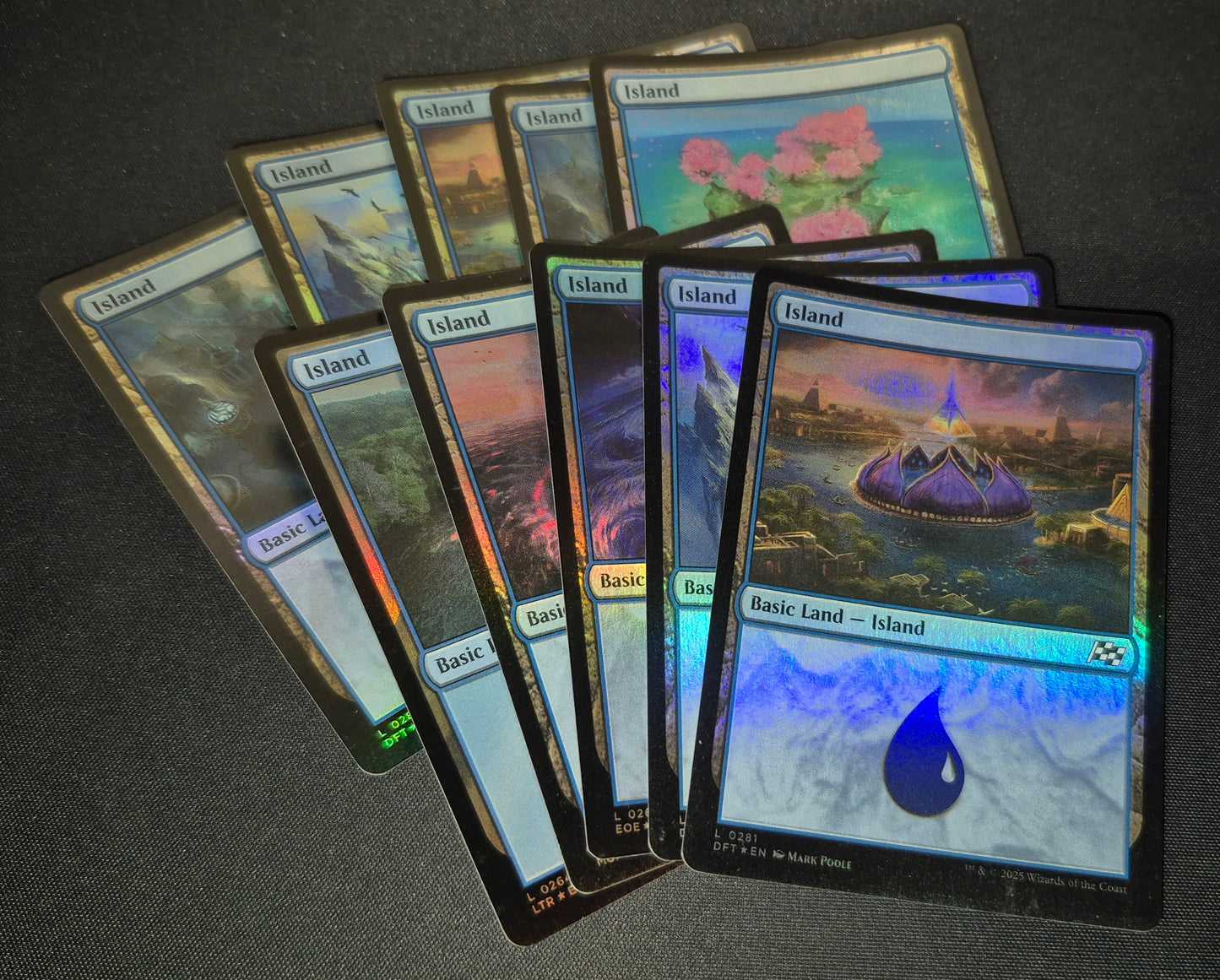 Pack de x10 Tierras Básicas Foil
