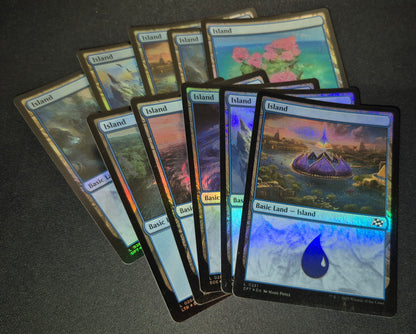 Pack de x10 Tierras Básicas Foil