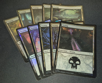 Pack de x10 Tierras Básicas Foil